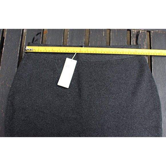 New w/Tags - Eileen Fisher Sleek Tencel Merino Pencil Skirt, Charcoal, Large - Picture 9 of 9